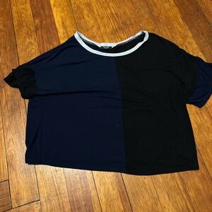 Terez Black and Gray Tee
